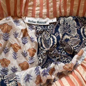 Roller Rabbit Navy and Orange Floral Dress